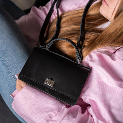  Small Briefcase Handbag - Black