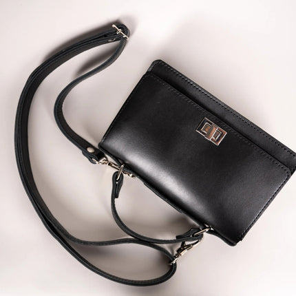  Small Briefcase Handbag - Black