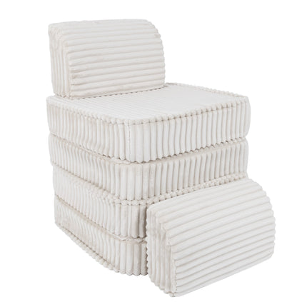 Small Modular Sofa for Kids - Churros White