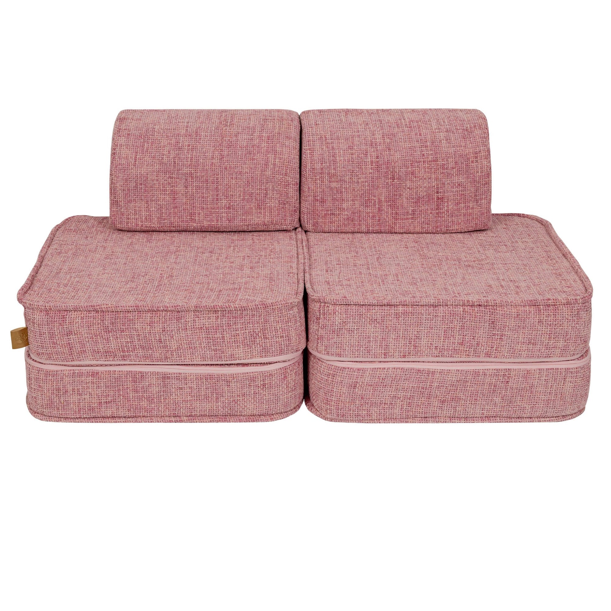 Small Modular Sofa for Kids - Tangle Bubblegum Pink