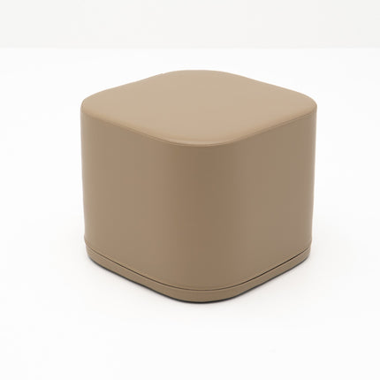 Small Play Pouf Cube - Beige