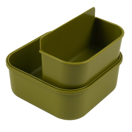 Snack box with clips - Fireman Mr. Dino