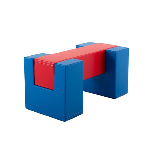 Soft Play Activity Set Balance Bridge - Blue & Red