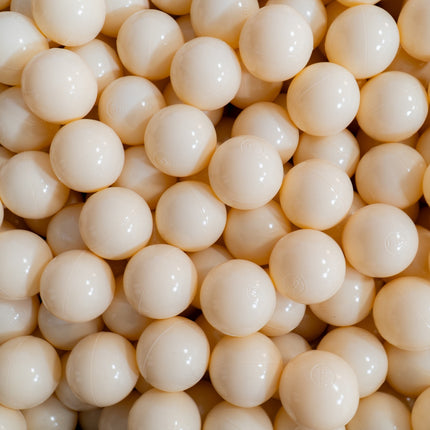 Soft Play Ball Pit Balls 500pc - Beige
