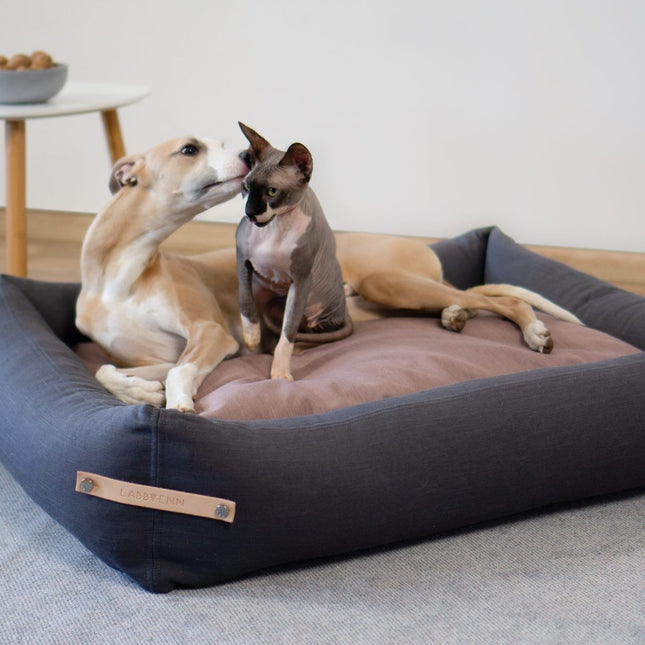 Stokke Dog Bed - Grey & Pink 