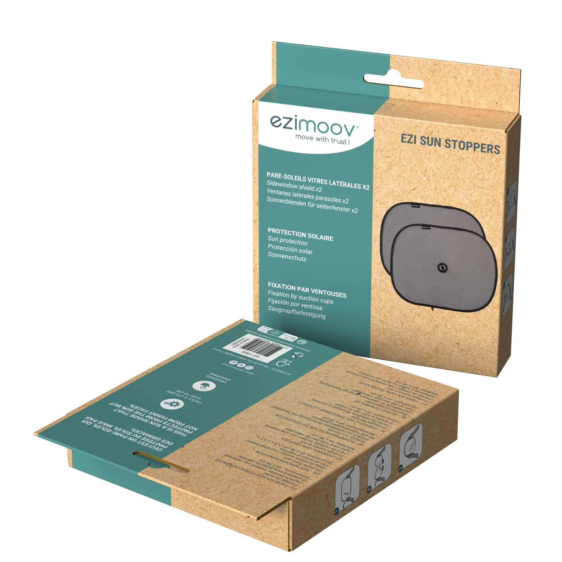 Sun Shade Suction Cup Window x2