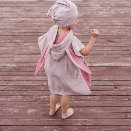 Surfbunny Kids Bath Poncho - Pink
