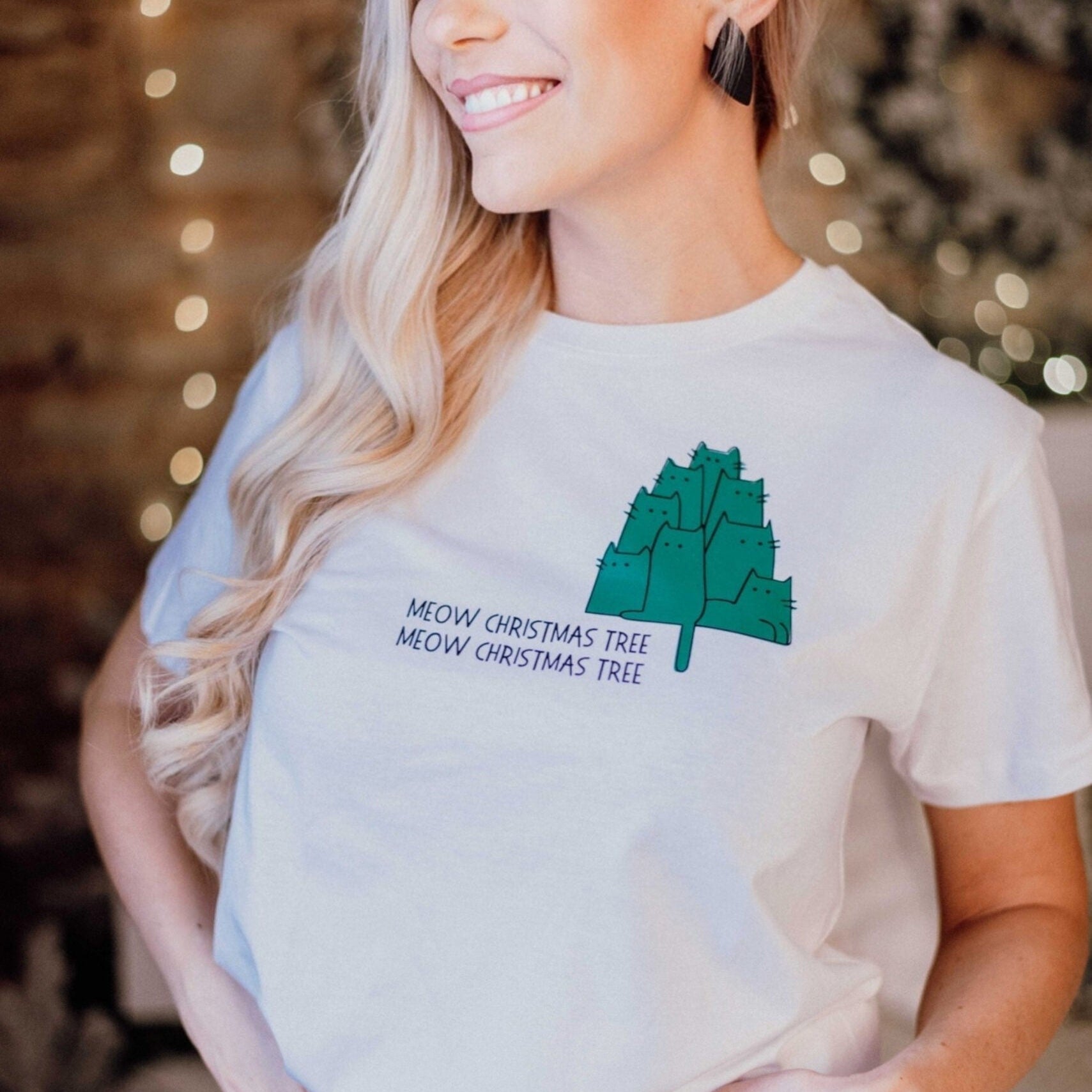 T-Shirt Christmas Meow 