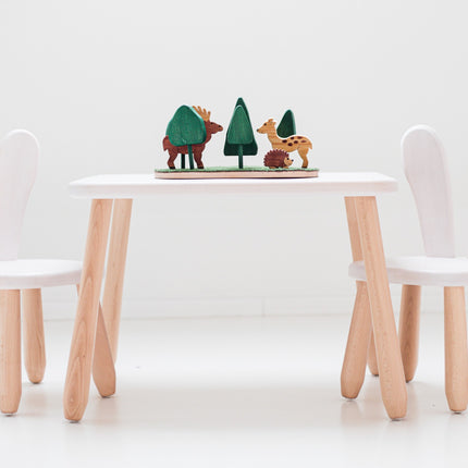 Table and 2 chair set - Bunny