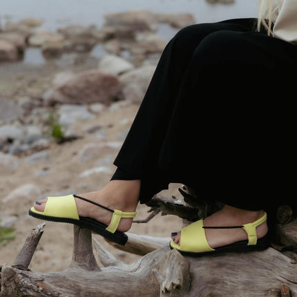 TOKU Berlin Sandals - Lime Yellow