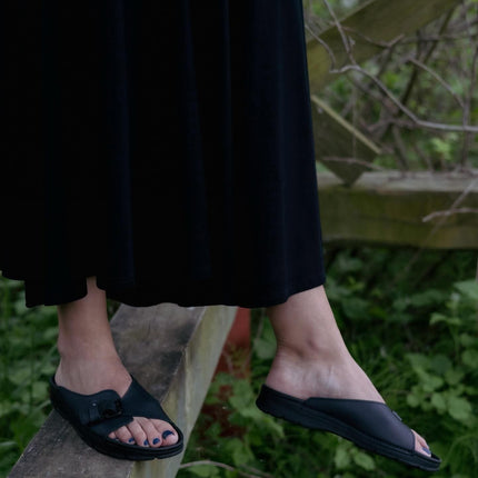 TOKU Rome Sandals - Black