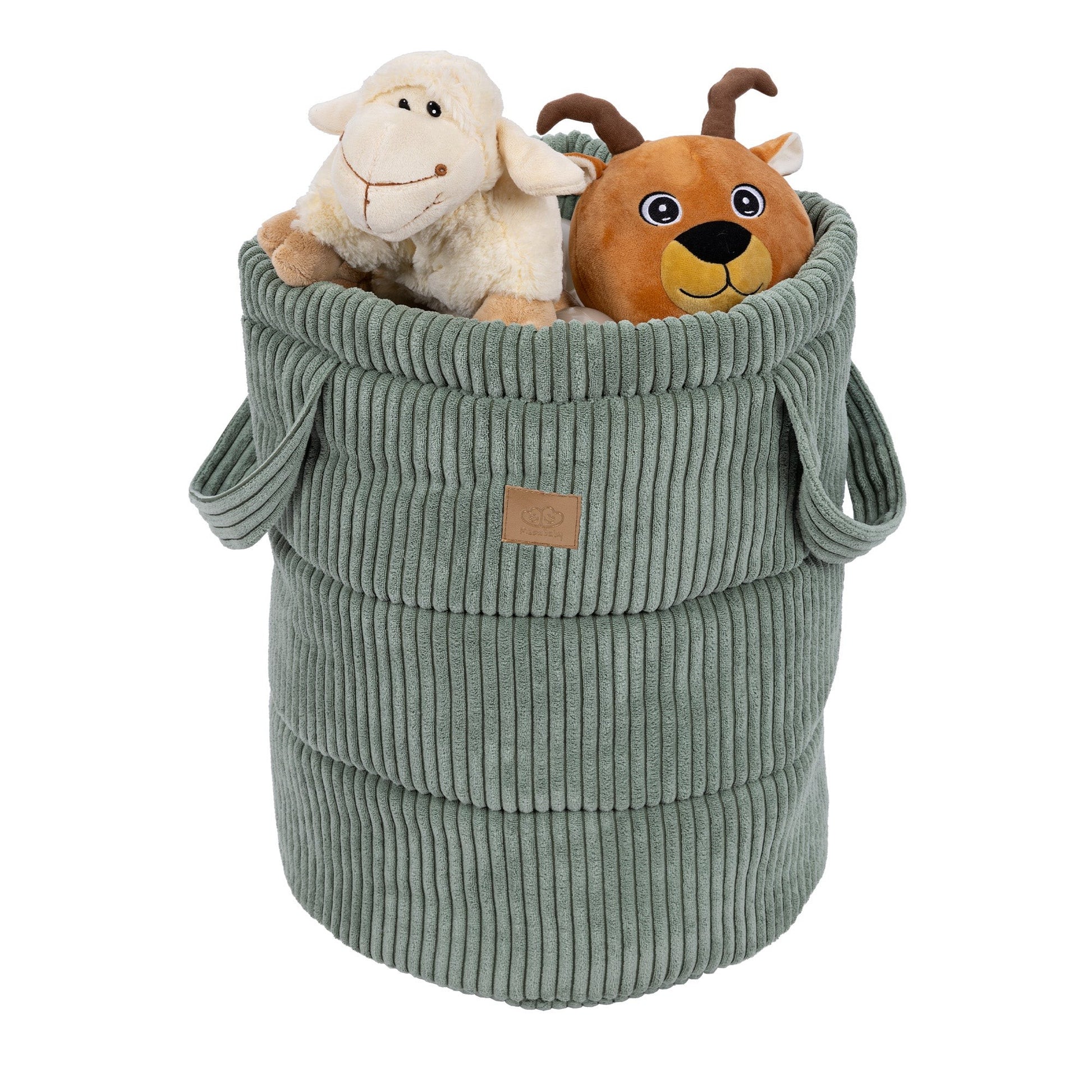 Toy Storage Basket for Kids – Olive Green