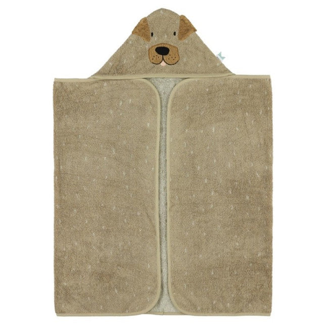 Organic Cotton Hooded Towel, 70 × 130 cm – Mr. Dog