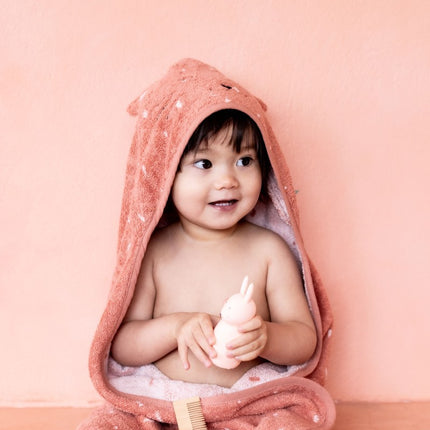 Organic Cotton Hooded Towel, 75 × 75 cm – Mrs. Cat