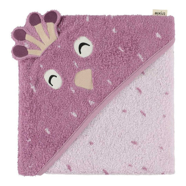 Organic Cotton Hooded Towel, 75 × 75 cm – Mrs. Peacock