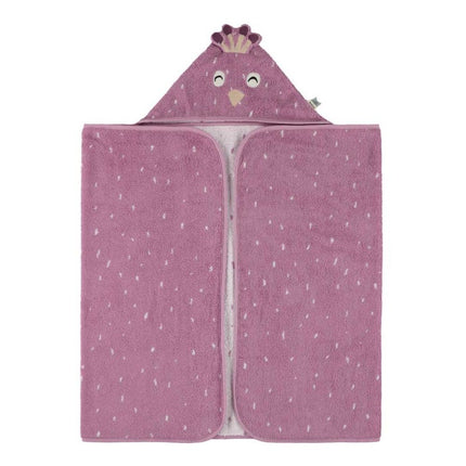 Organic Cotton Hooded Towel, 75 × 75 cm – Mrs. Peacock