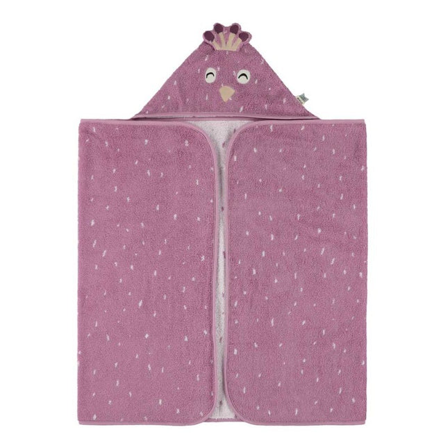Organic Cotton Hooded Towel, 75 × 75 cm – Mrs. Peacock