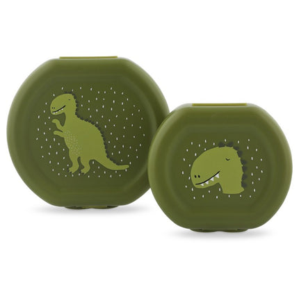 Snack Boxes with Clips, 2-Piece Set – Mr. Dino