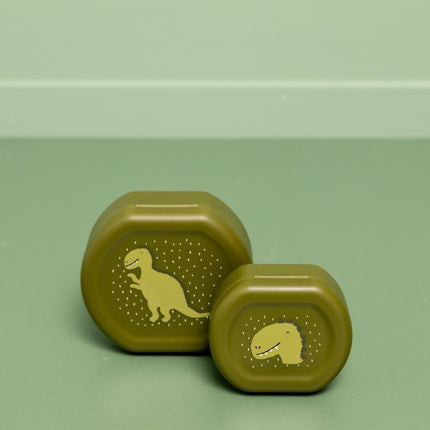 Snack Boxes with Clips, 2-Piece Set – Mr. Dino