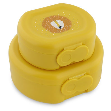 Snack Boxes with Clips, 2-Piece Set – Mr. Lion