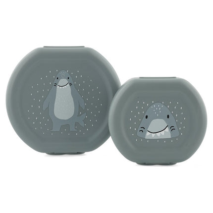 Snack Boxes with Clips, 2-Piece Set – Mr. Shark