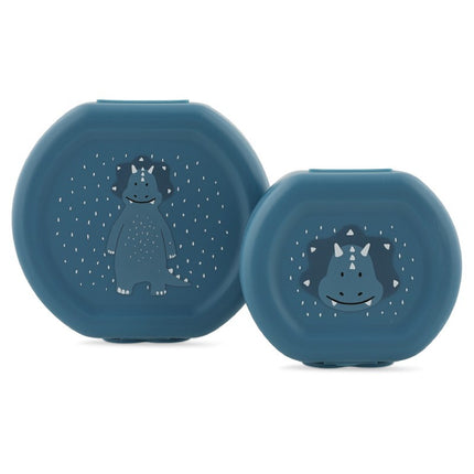 Snack Boxes with Clips, 2-Piece Set – Mr. Triceratops