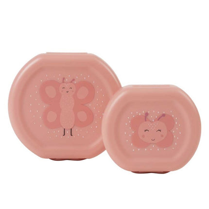 Snack Boxes with Clips, 2-Piece Set – Mrs. Butterfly