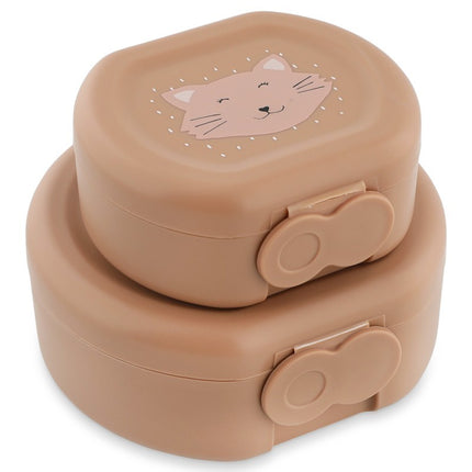 Snack Boxes with Clips, 2-Piece Set – Mrs. Cat