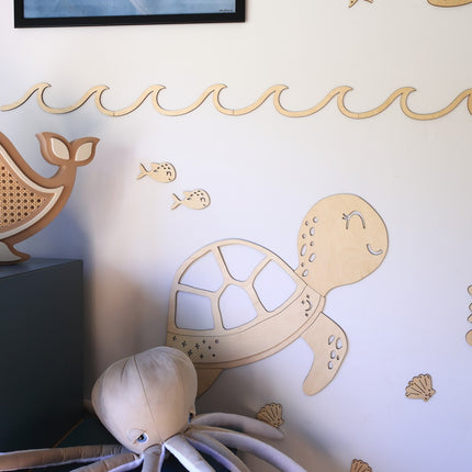 Wooden Wall Decoration - Turtle