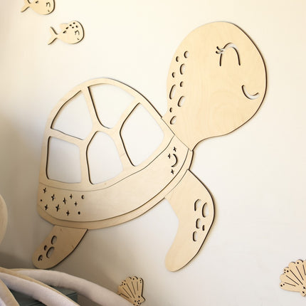 Wooden Wall Decoration - Turtle