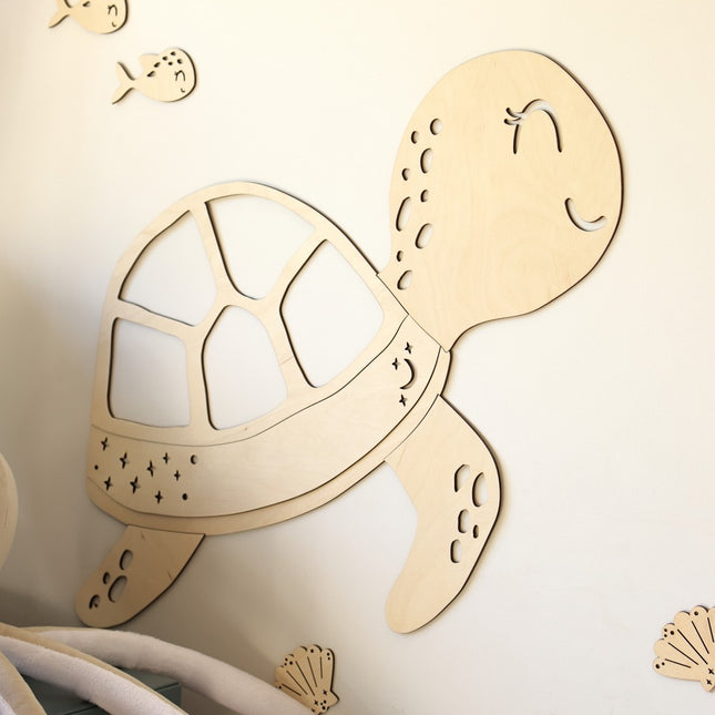 Wooden Wall Decoration - Turtle