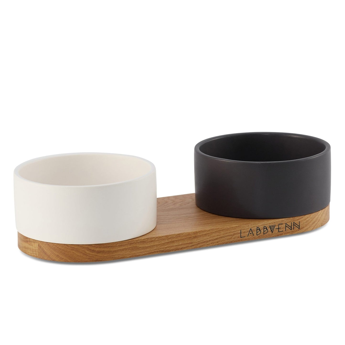 Vuku Ceramic Double Buffet - Black & White