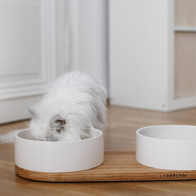 Vuku Ceramic Double Buffet - White 