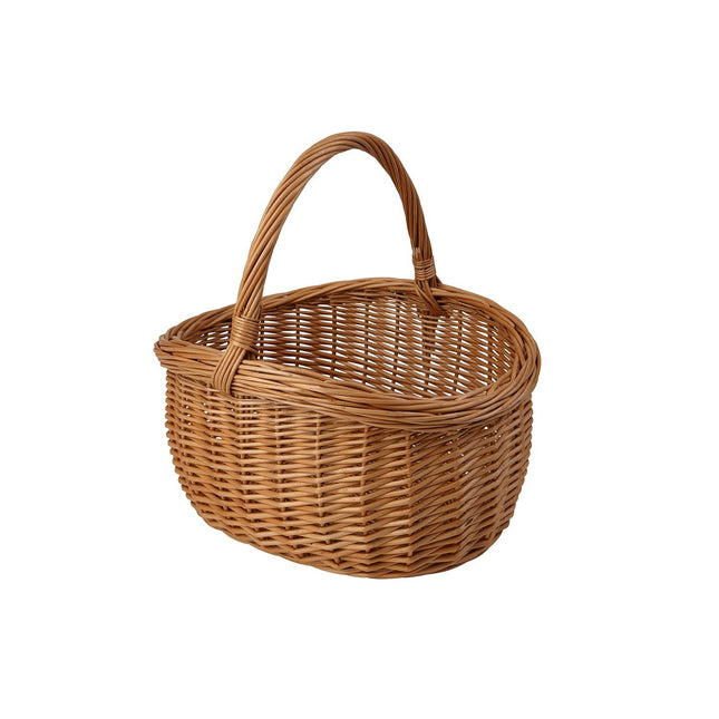 Waldissa Shopping Basket With Wicker Handle