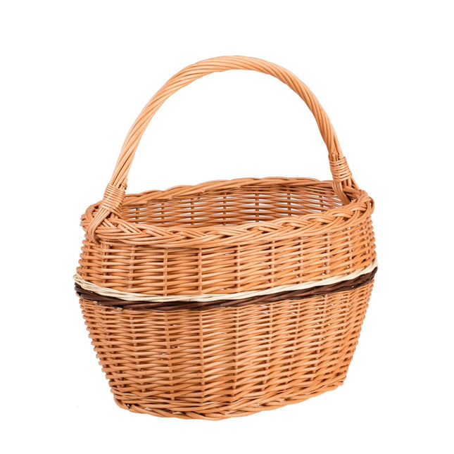 Walissa Shopping Basket With Wicker Handle