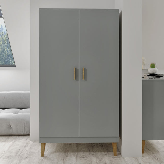 Wardrobe Kubi - Grey