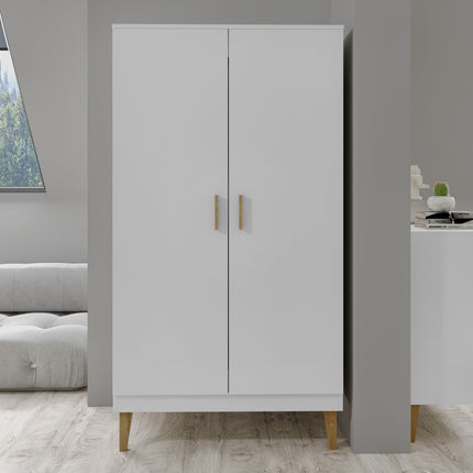 Wardrobe Kubi - White