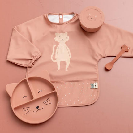Waterproof Long Sleeve Bib - Mrs. Cat