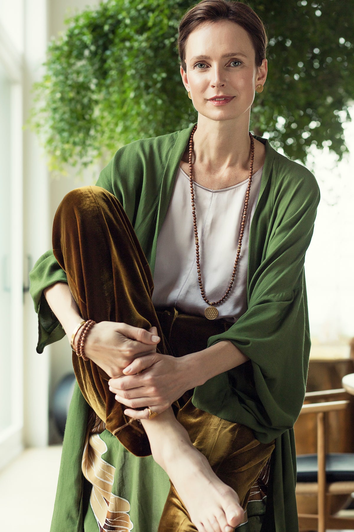 Flower Of Life Stud Earrings M