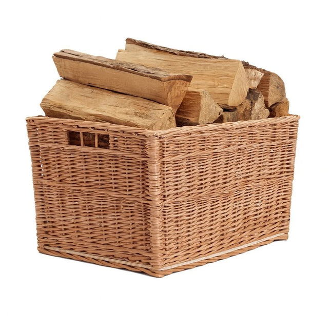Wicker Firewood Basket Cervus