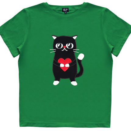 Women’s Heartful Cat T-Shirt