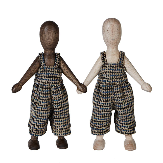 Wooden Beech Doll with Pants