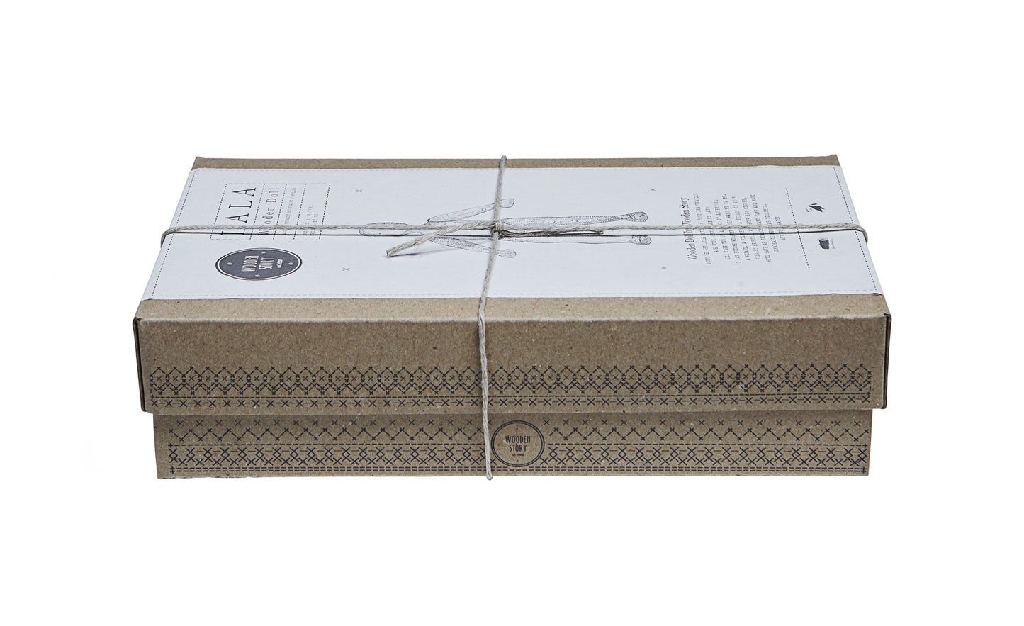 Wooden Beech Doll with Pants