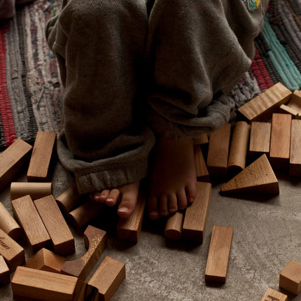 Wooden Blocks in a Box – Natural, 30 Pieces