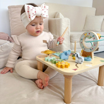 Wooden Educational Table Musical Sensory Maze 5in1