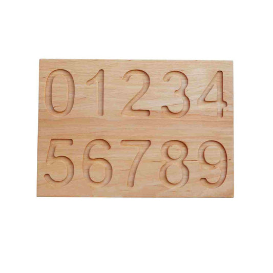 Wooden Montessori Number Board