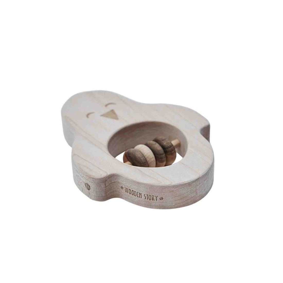 Wooden Rattle - Penguin