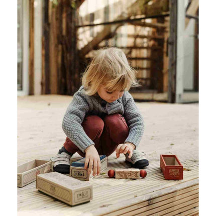 Magic Forest Wooden Spinning Puzzle - Natural