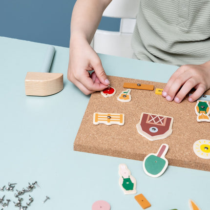 Wooden Tap Tap Game - Farm