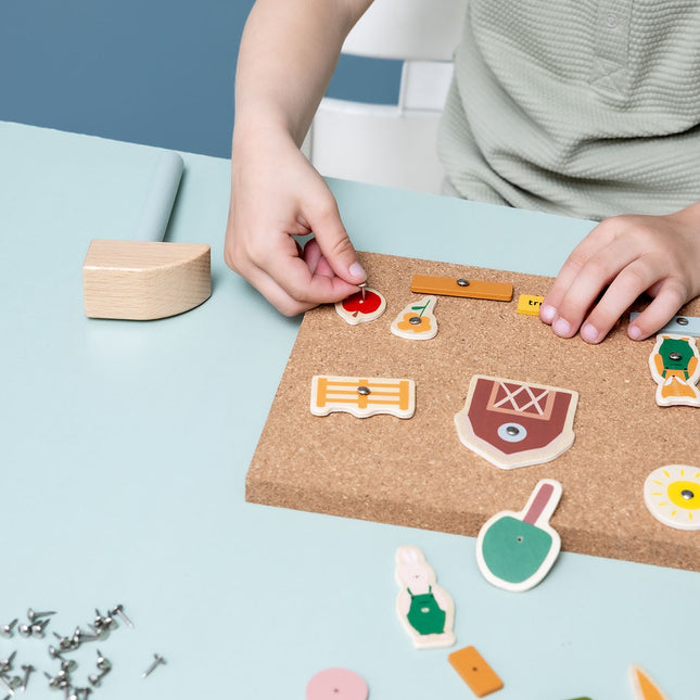 Wooden Tap Tap Game - Farm